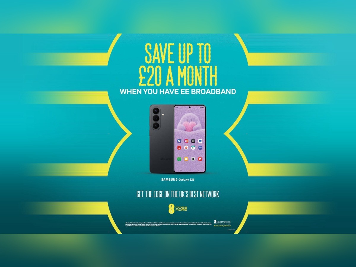 Save up to &pound;20 a month on the Samsung Galaxy S26 at EE